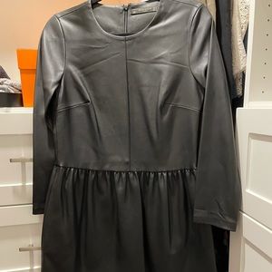 Zara pleather dress